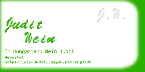 judit wein business card